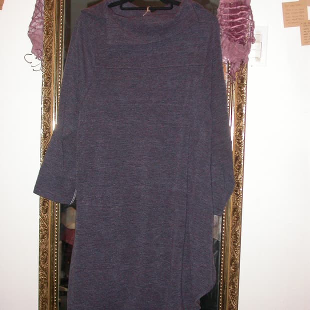 Vintage purple long knit t-shirt