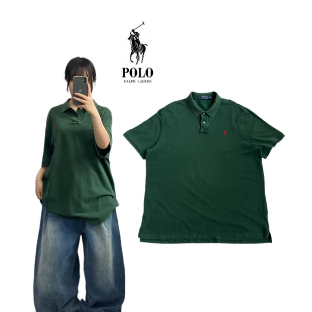 폴로 XXL 신형 포니 PK 카라 반팔 티셔츠