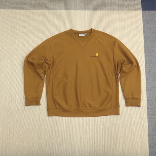 (XL) 칼하트 WIP 아메리칸 스크립트 스웨트셔츠