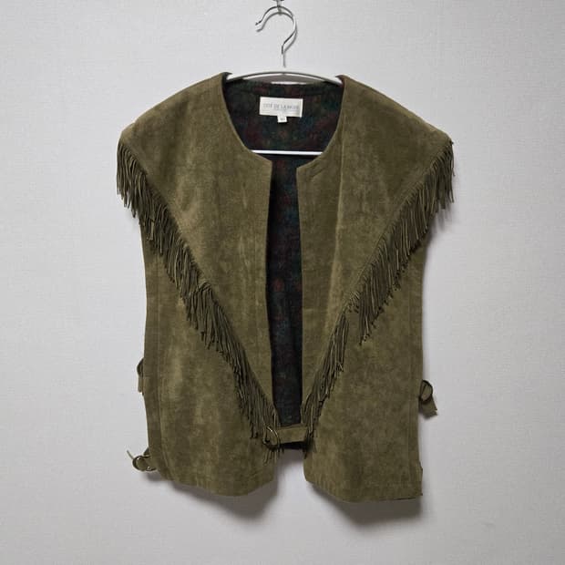 미카라디 빈티지 프린지베스트 / 여성 조끼 / 남성 조끼