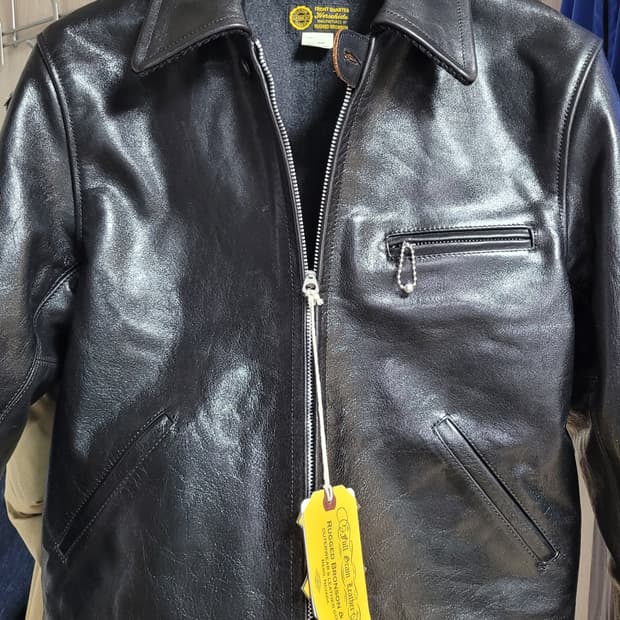 품절!브론슨lot381 말가죽코삭자켓