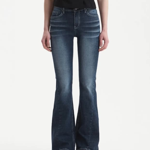 시너진 캣워싱 데님 팬츠