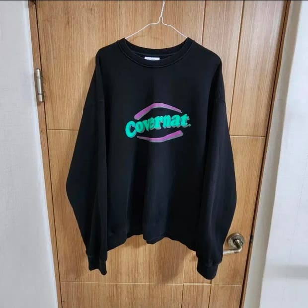 (M)커버낫 컬러플 프린팅 맨투맨