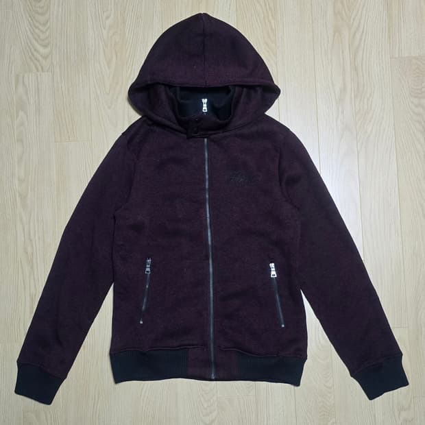 In the attic 인더애틱 레터링 니트레이어 집업 자켓 L