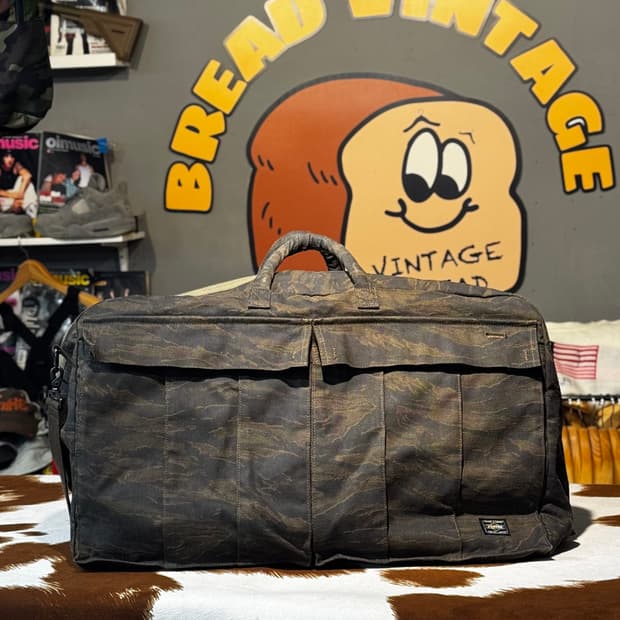 PORTER 포터 70주년 보스턴백 타이거카모