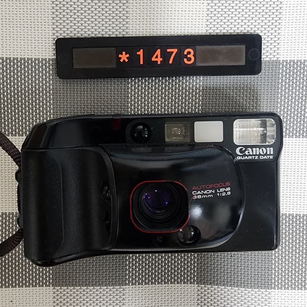 캐논 오토보이 3 데이터백 필름카메라