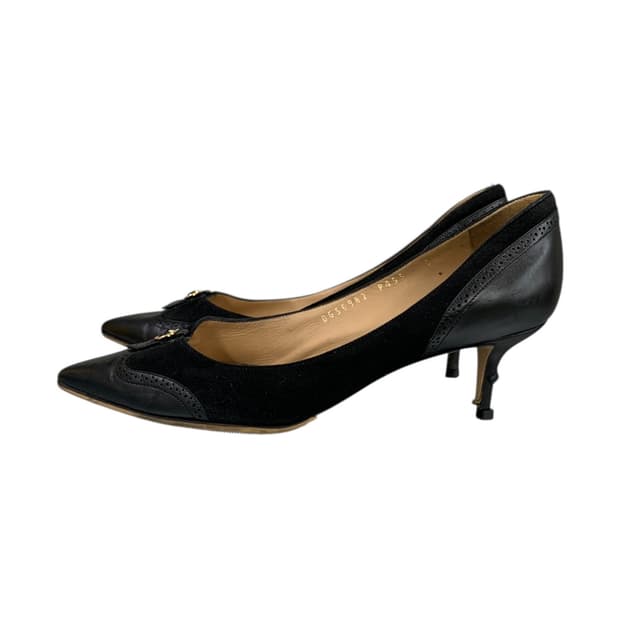 살바토레 페레가모 네이사 펌프스 블랙 6.5(245) (Gr-3164)