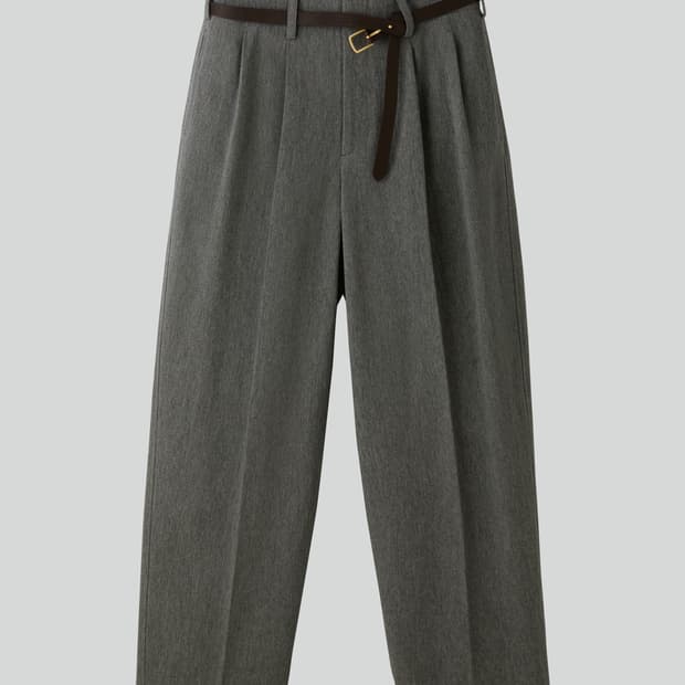 (S) 렉토 QUINCY WOOL BELTED PANTS 