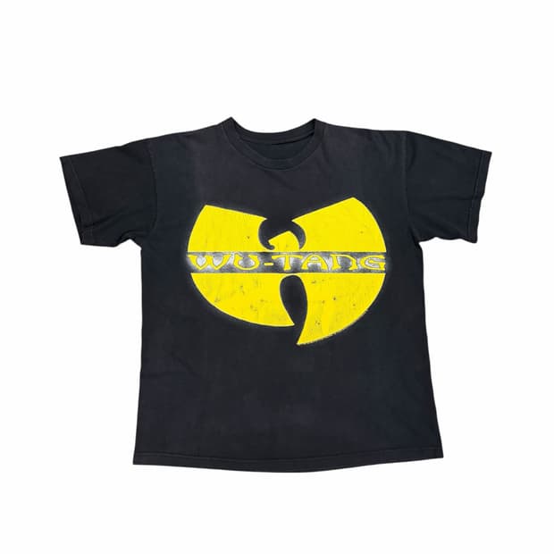 빈티지 97s wu-tang 우탱 클랜 크롬 로고 티셔츠