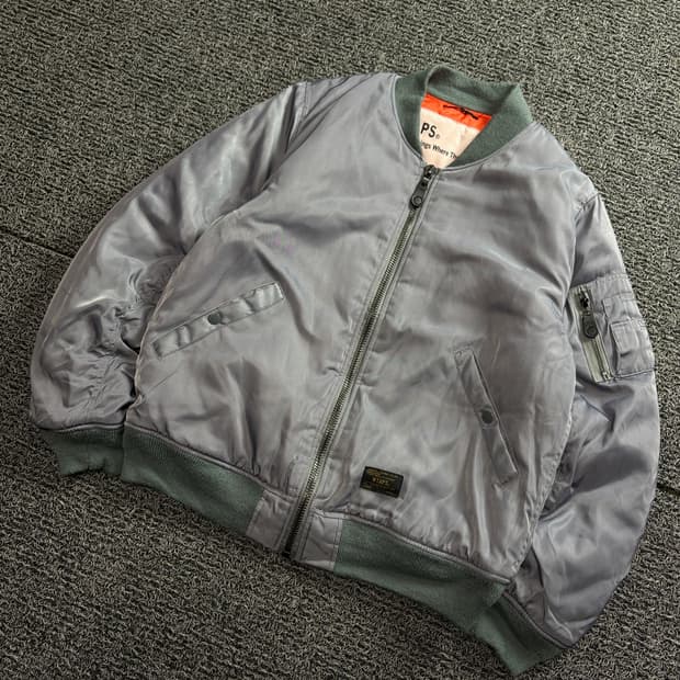 더블탭스 빅로고 MA-1 항공 점퍼 1729