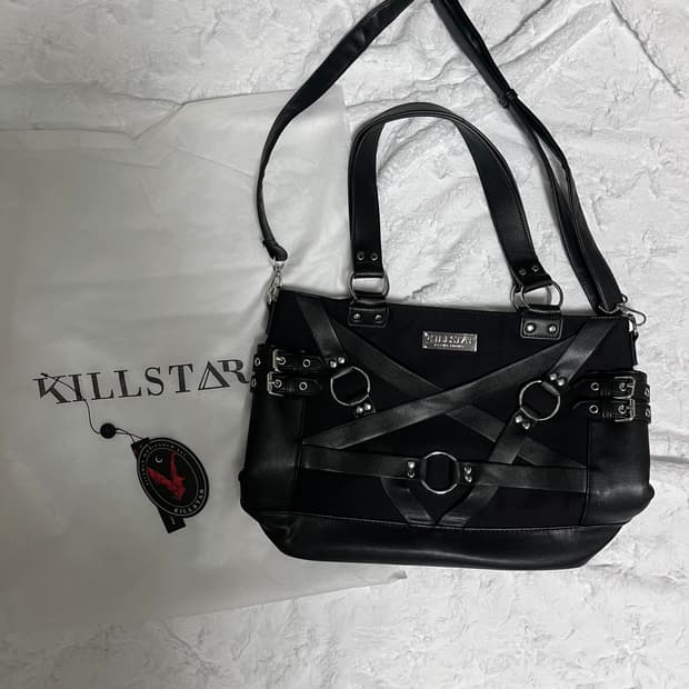 킬스타 고스 펑크 펜타그램 가방