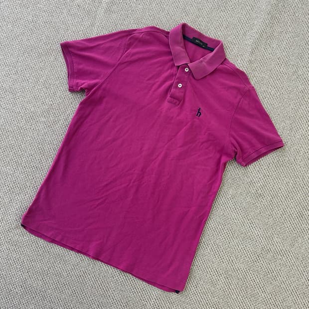 100 헤지스 반팔 카라 티셔츠 0413D