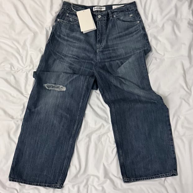 아워레가시 빈티지 러버 리페어 데님 32 새상품