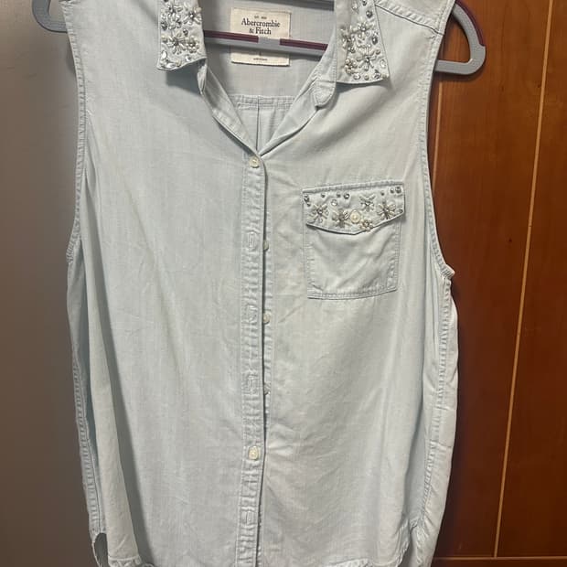 아베크롬비 슬리브리스 셔츠