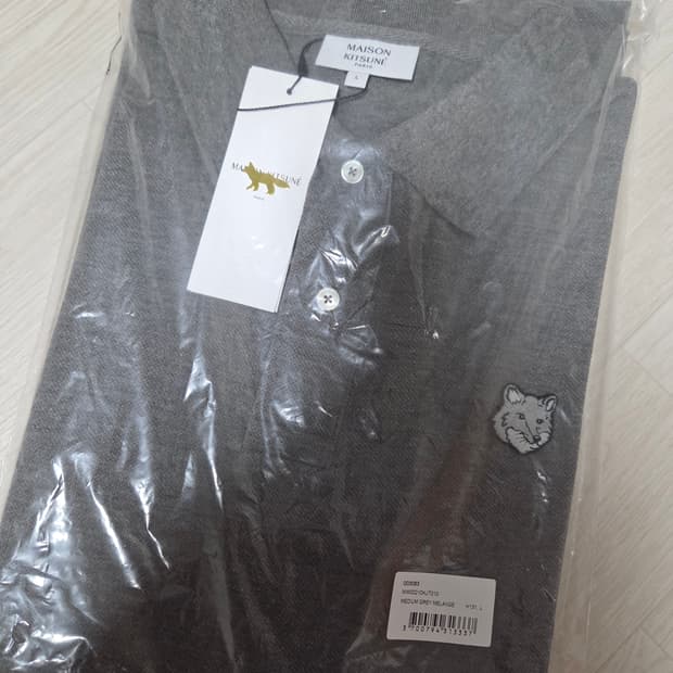 메종키츠네 pk티 그레이폭스헤더