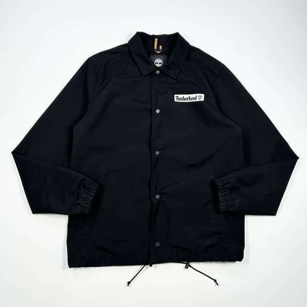 팀버랜드 오리지널 빅로고 코치자켓 블랙 L