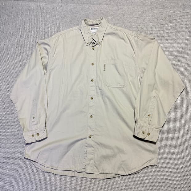 컬럼비아 USA 빈티지 베이지 셔츠