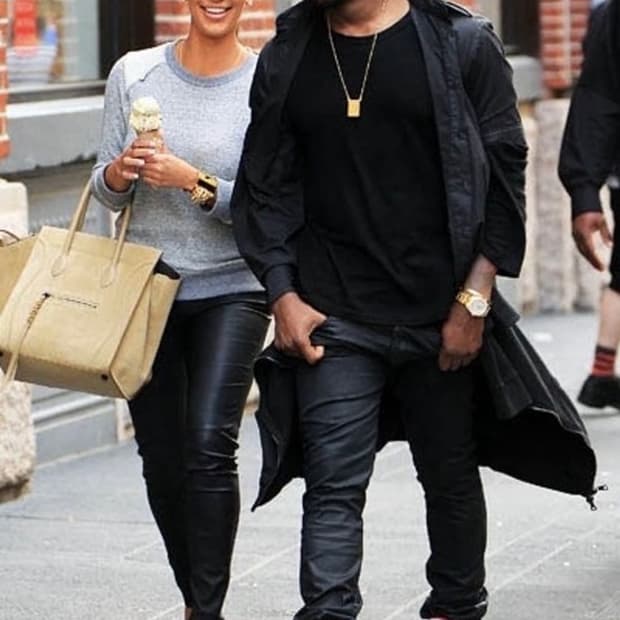 발렌시아가 2014 레더팬츠