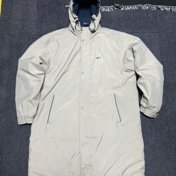 Old Nike 나이키 테니스 베이지 야상 코트  XL사이즈