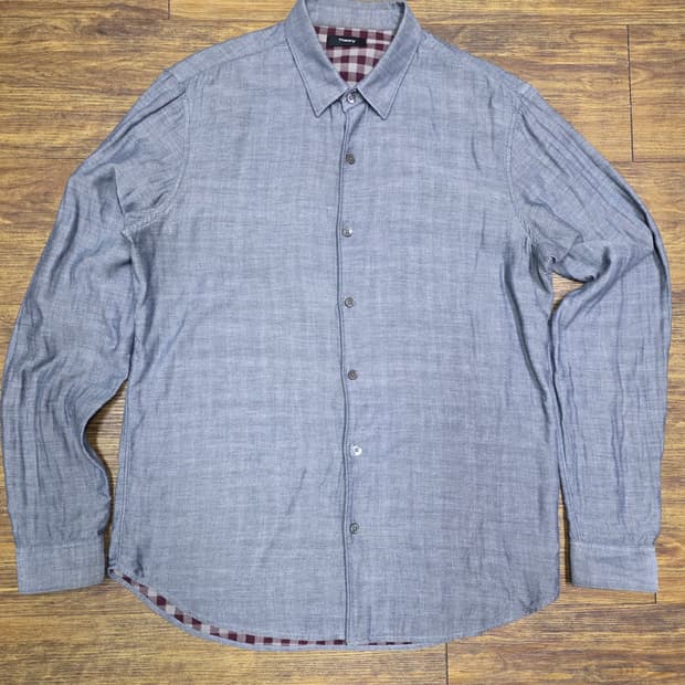 띠어리 블루톤 셔츠