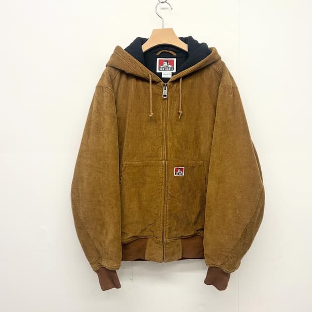 벤 데이비스 코듀로이 후드 자켓 브라운