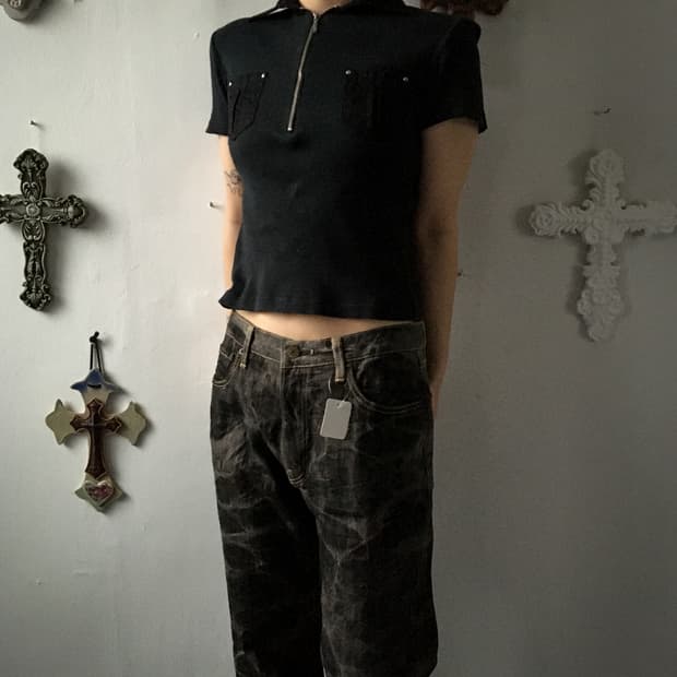 Pocket point ribbed pk t