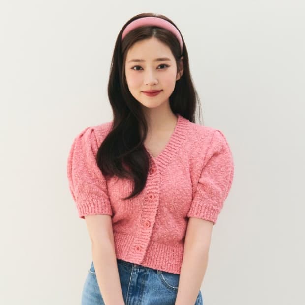 시티브리즈 부클 반팔 니트