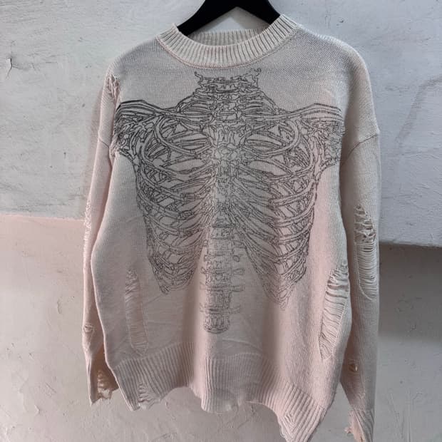 Dirally 본 그런지 니트 