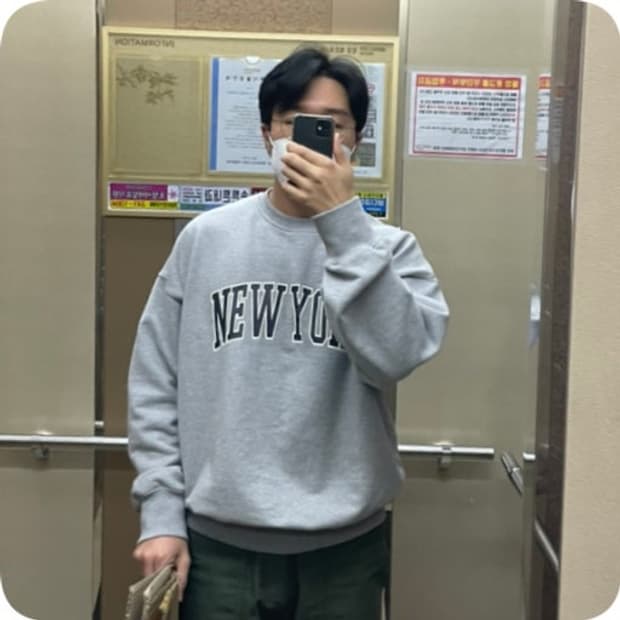 듀테로 뉴욕 맨투맨 L