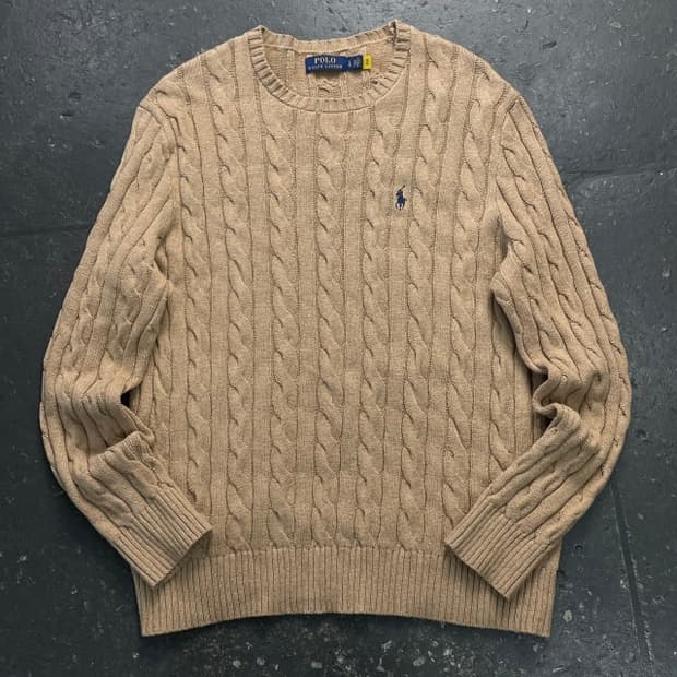 100 폴로 신형 꽈배기 니트 