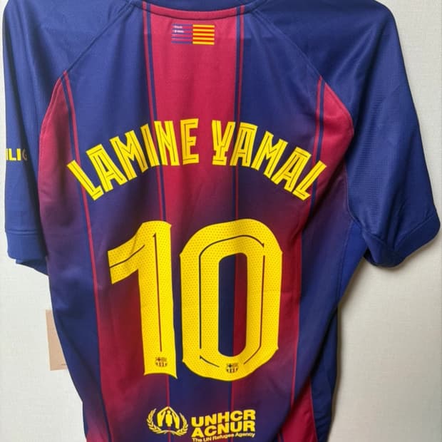 바르셀로나 라민야말 새제품/ UCL 25/26 /사이즈 M/공홈구매