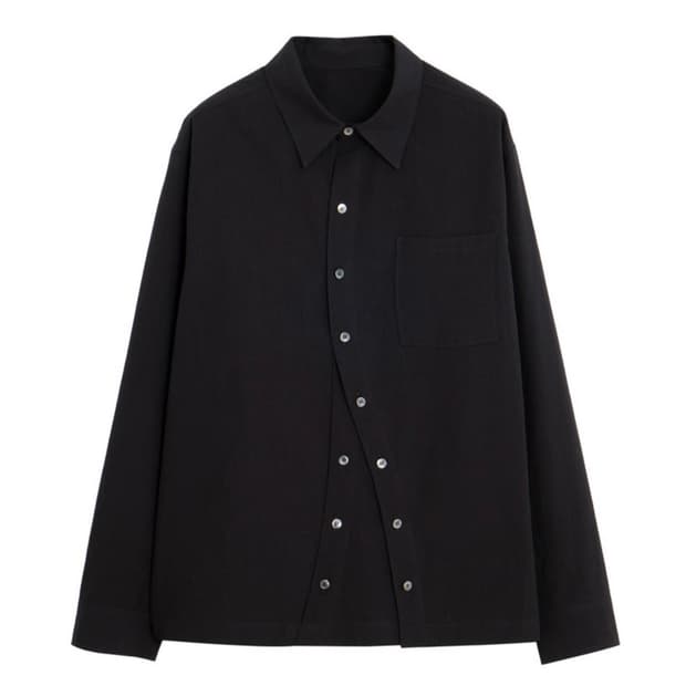 [1] yosuk wave shirts black