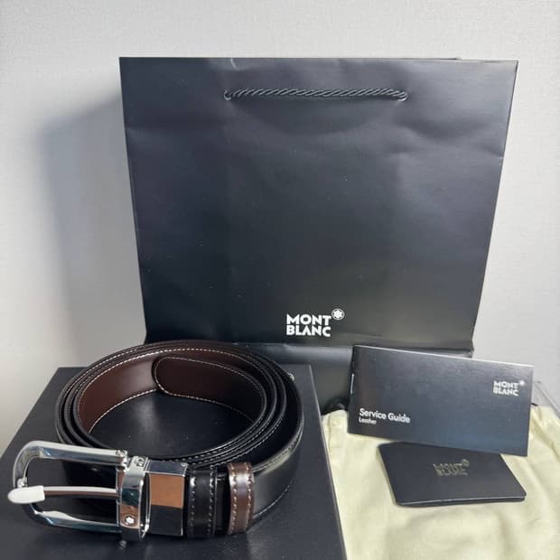 몽블랑 양면 벨트 새상품