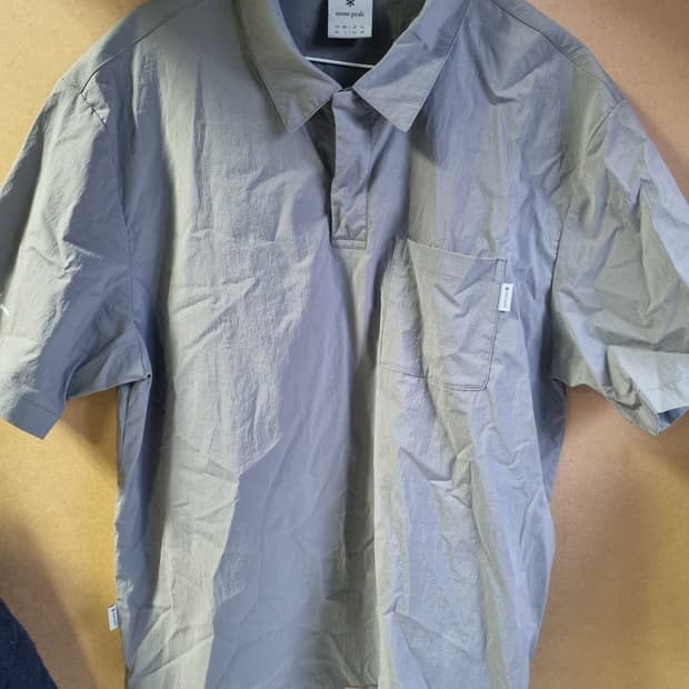 스노우피크 남성 나일론 반팔티 