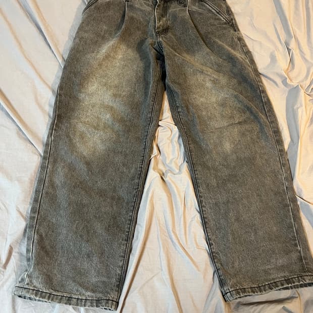 디미트리블랙 원턱 와이드 데님 팬츠 30사이즈