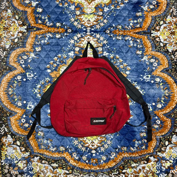 빈티지 90s USA 이스트팩 레드 백팩