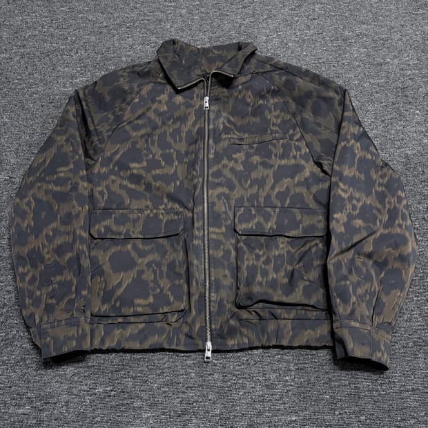 Cos 애니멀 프린트 해링턴 자켓