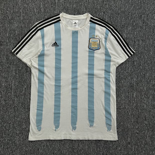 아디다스 아르헨티나 메시 마킹 반팔티 XL