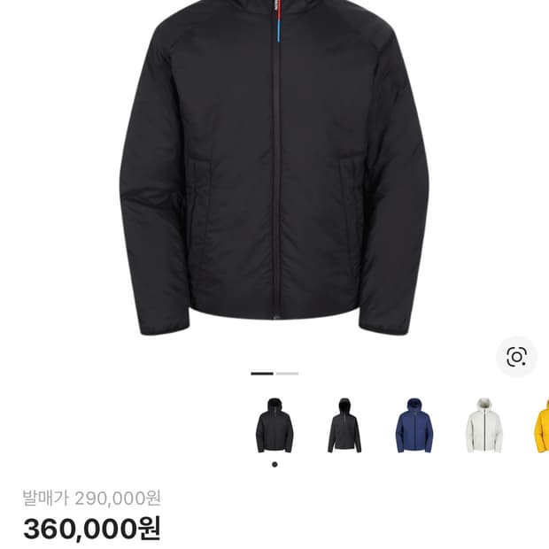 살로몬 모디세이 자켓 블랙 색상 M