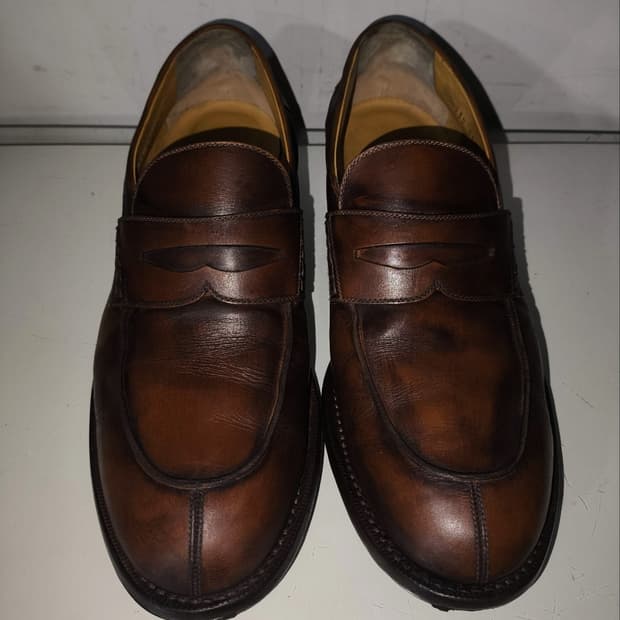 11 285mm 테스토니 로퍼 구두 진브라운