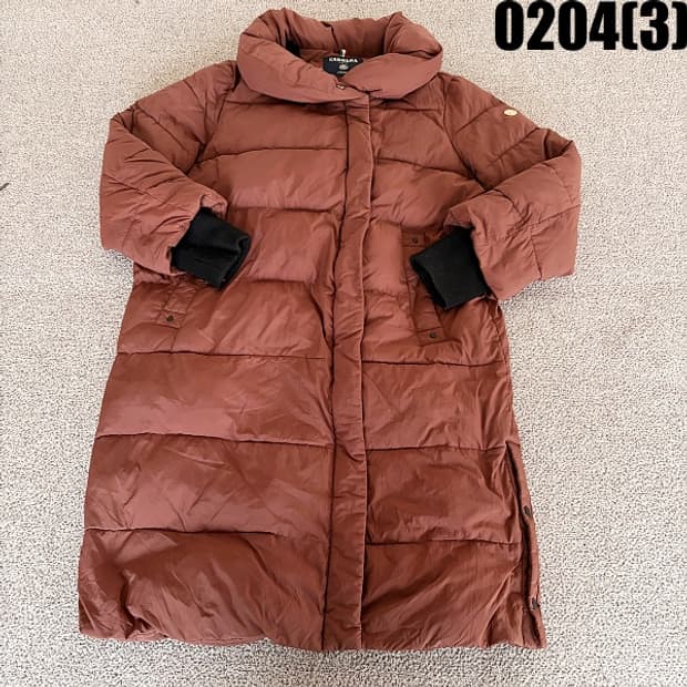 [(105)88] 까레라 여성 브라운 롱패딩 점퍼 0204(3)