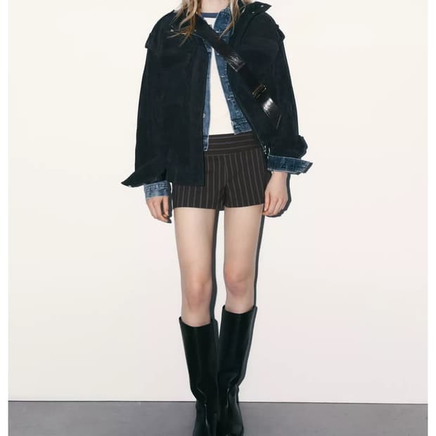 자라 리얼 스웨이드 자켓