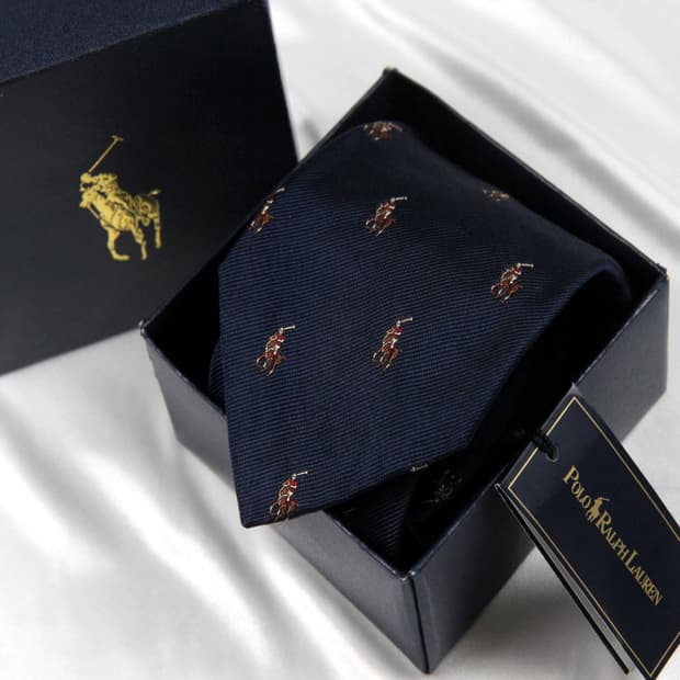 폴로 포니 8.2cm 미사용 랄프로렌 이태리 남자 명품 넥타이