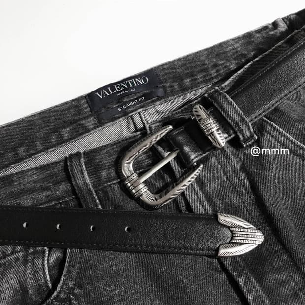[Unisex] 찡 스터드 클래식 웨스턴 벨트