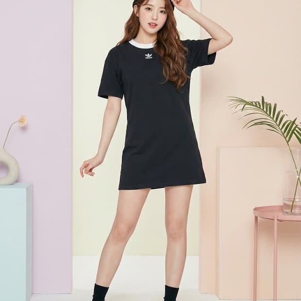 아디다스 오리지널 트레포일 드레스 원피스
