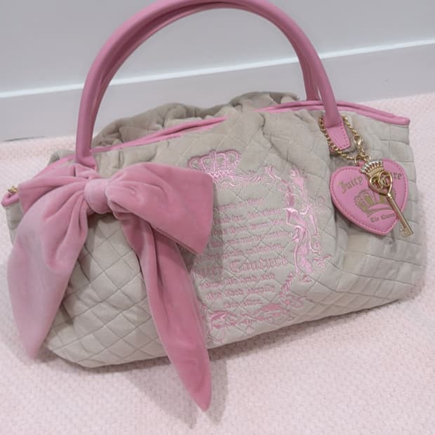 쥬시꾸뛰르 페어리테일 로열백 가방 베이비베어 베이비메탈클럽 빈티지 갸루