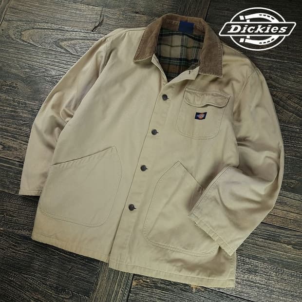 [디키즈] 코듀로이 카라 빈티지 워크 자켓 초어 코트 M20009