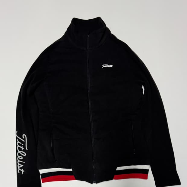 여성 일본 타이틀리스트 골프 플리스 집업 자켓 S