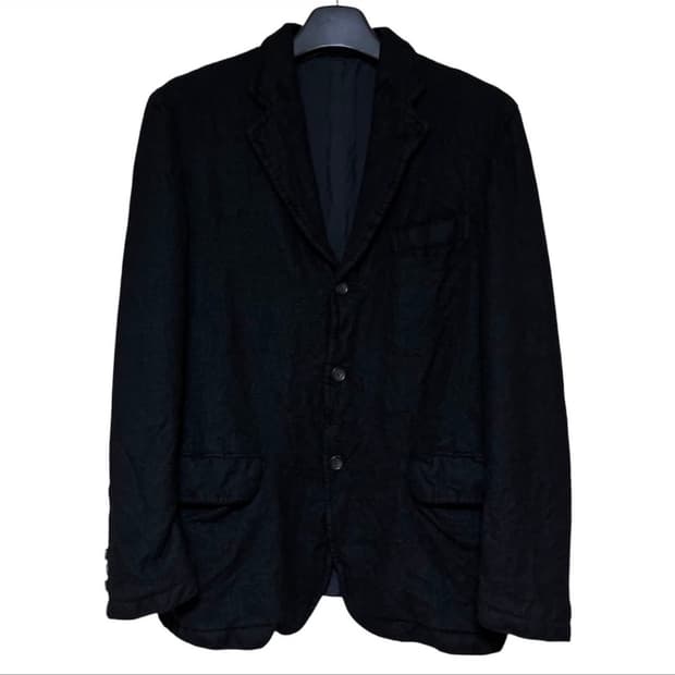 [M] 꼼데가르송 옴므 04AW 축융 울 블레이저