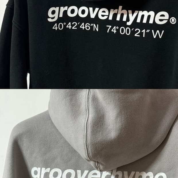 grooverhyme 그루브라임 후드티 set 